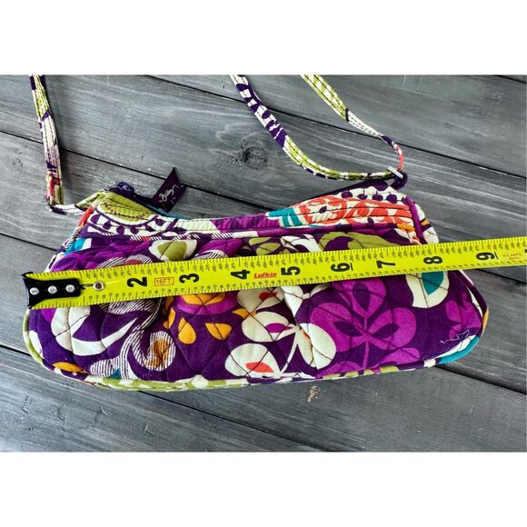 Vera‎ Bradley Plum Print Mini Crossbody Bag - Picture 10 of 12